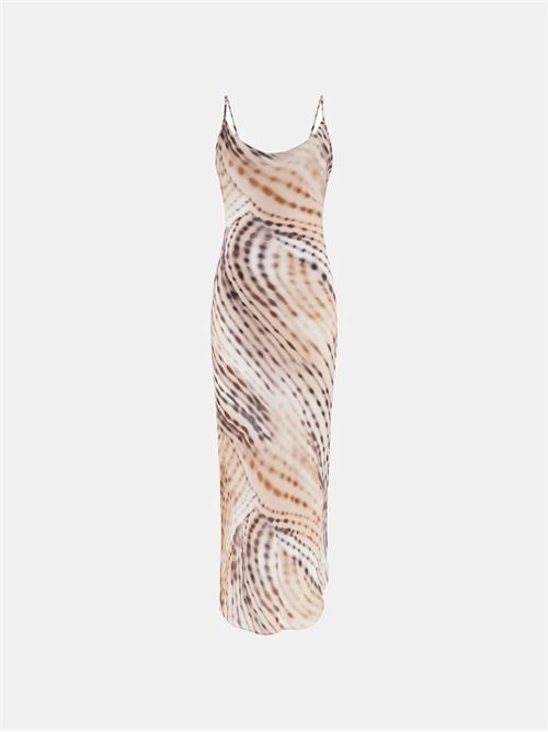 Vestito midi in satin GUESS | W6GK94W2266/PMIH